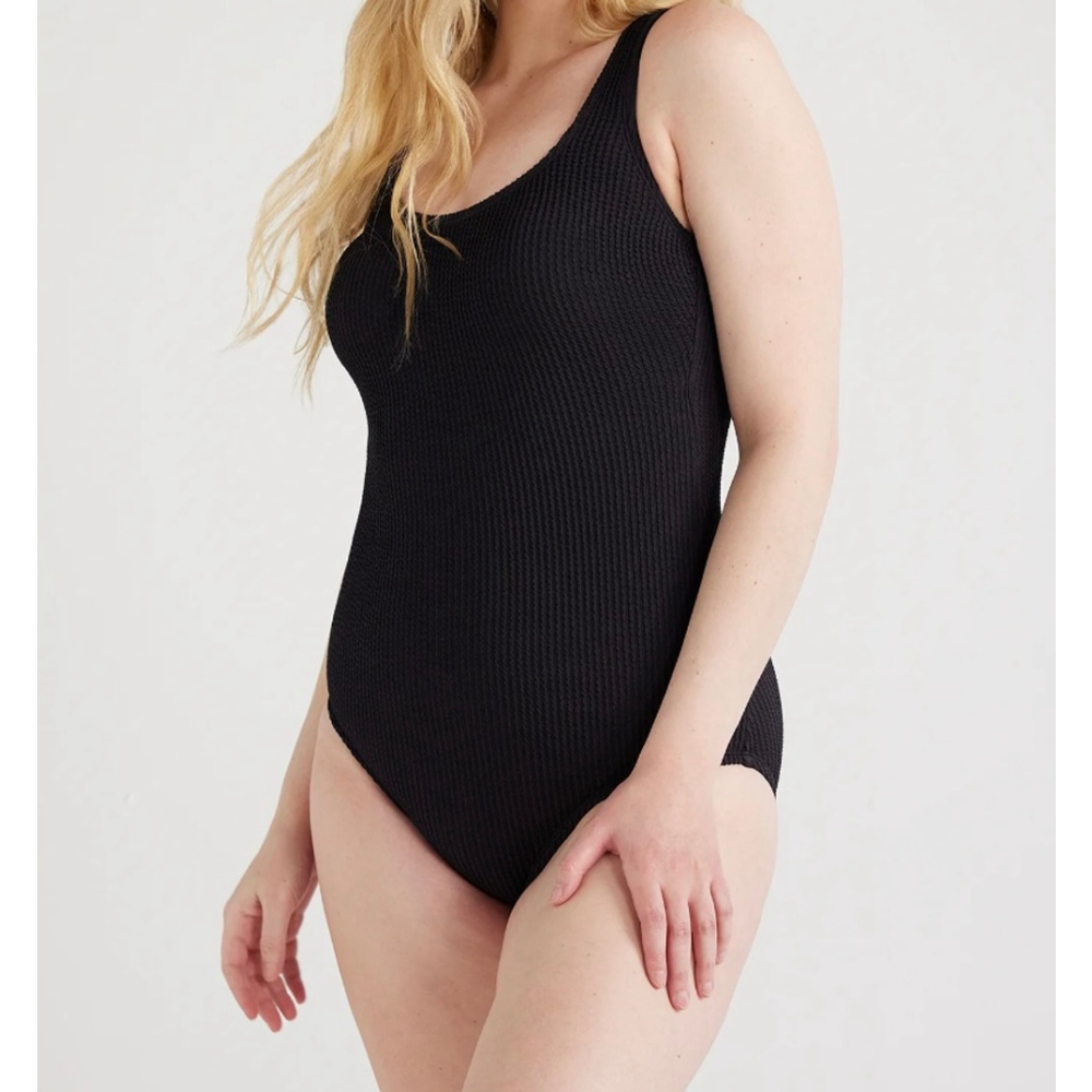 NWT BLACK 1 PIECE SWIMSUIT - Picture 7 of 11